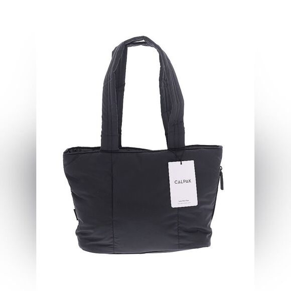 Calpak Black Tote Bag Minimalist Design Everyday Use - Picture 1 of 2
